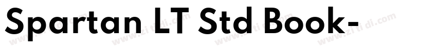 Spartan LT Std Book字体转换
